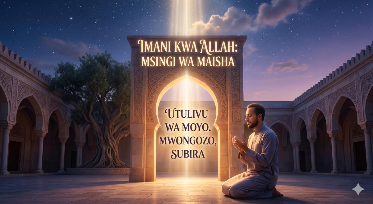 1) Kumuamini Allah ni Msingi wa Maisha ya Muislamu