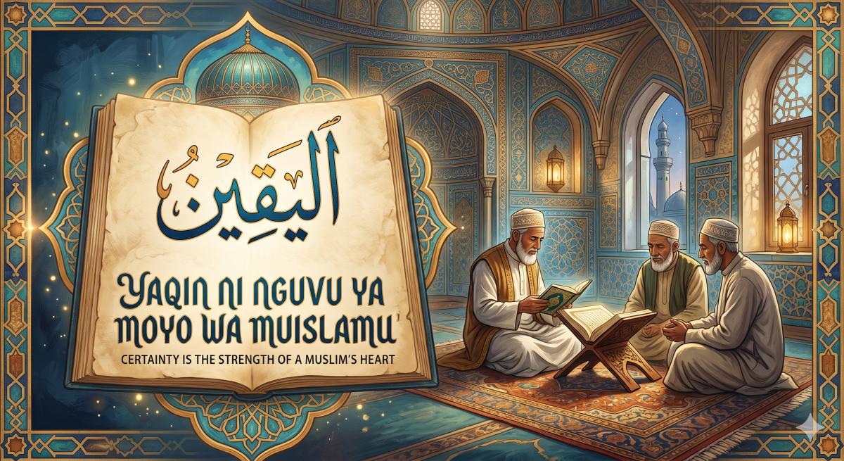4) Yaqin ni Nguvu ya Moyo wa Muislamu