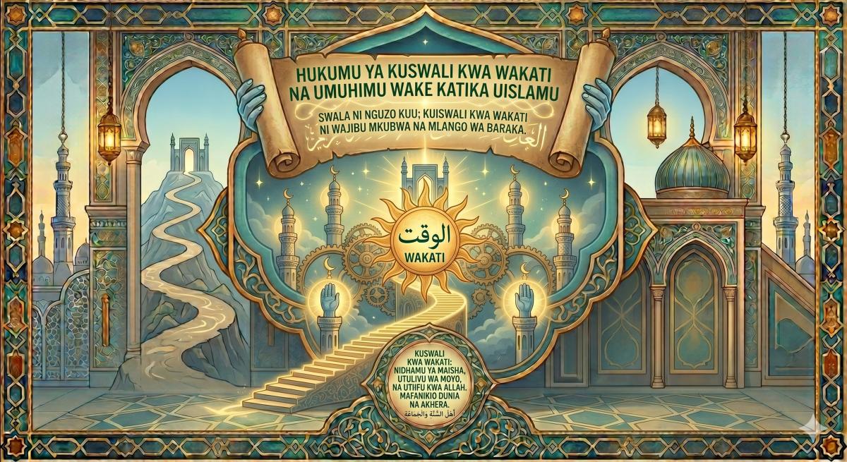 1) Hukumu ya Kuswali kwa Wakati na Umuhimu Wake Katika Uislamu