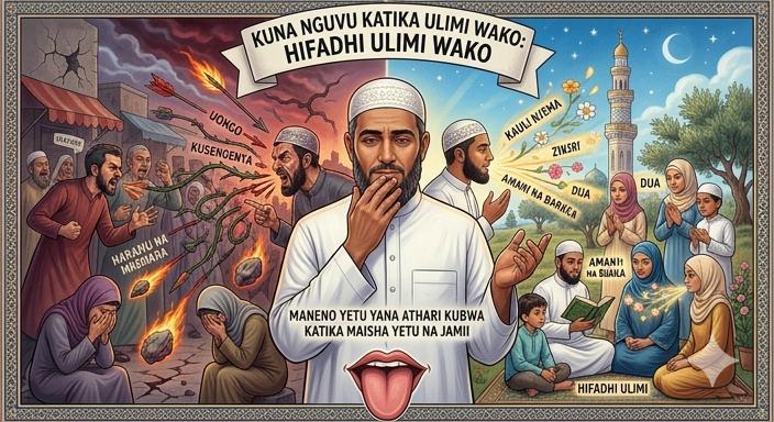 4) Hukumu ya Kuhifadhi Ulimi na Kuepuka Maneno ya Kuumiza